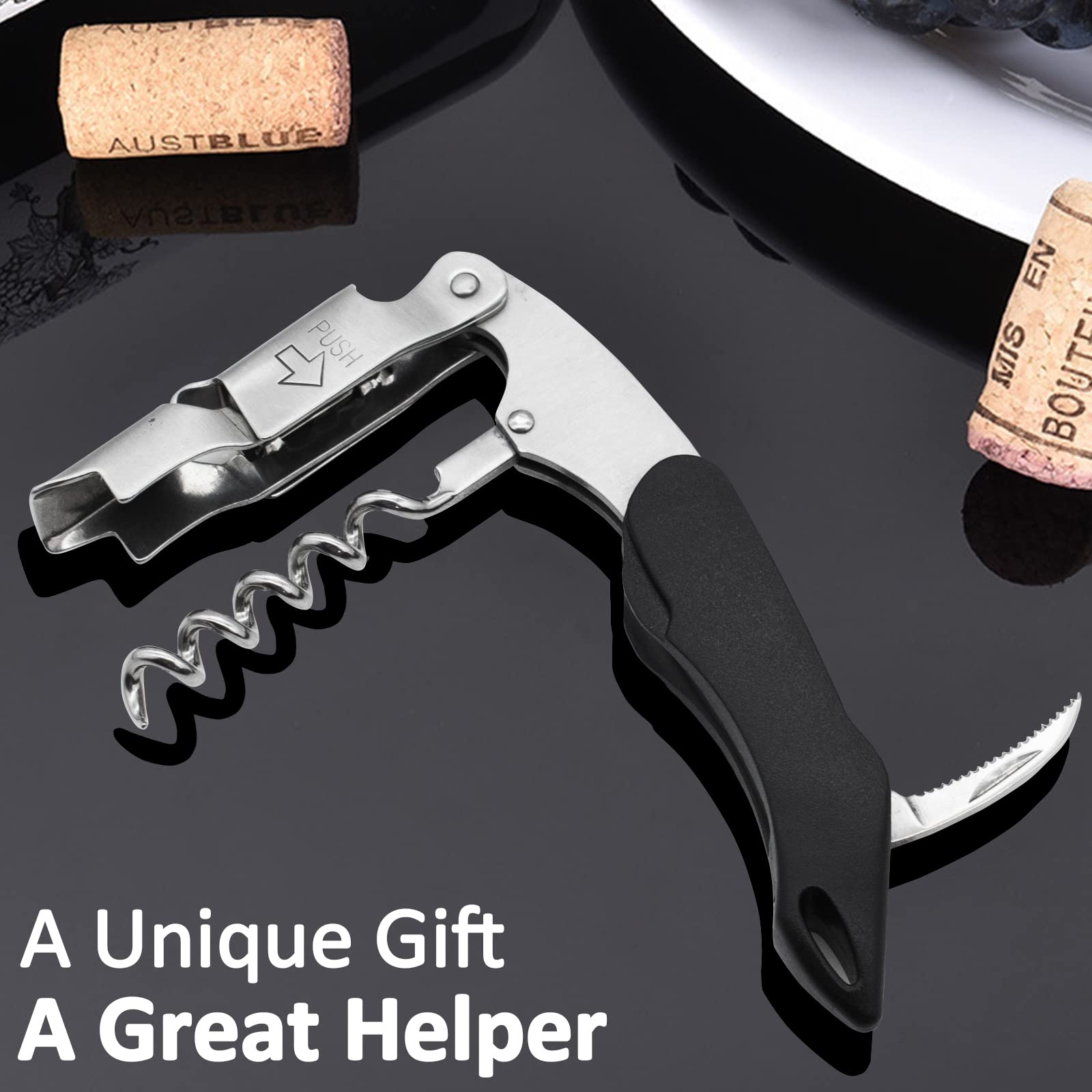 【新品】CHARTIER コルクスクリュー付き　ワインオープナー ワインオープナー 電動オープナー USB充電 ワイン栓抜き コルク